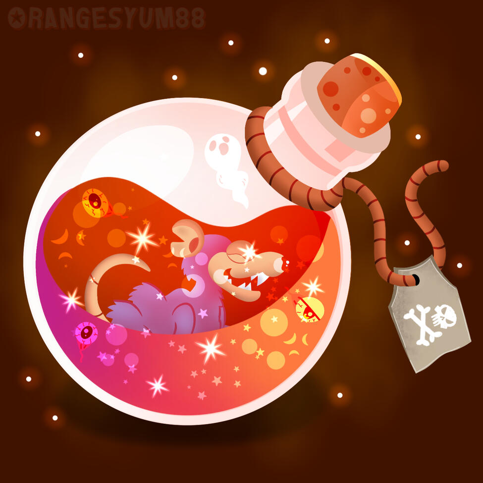 Potion DA art tutorial 2023