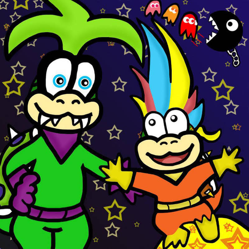 Lemmy and Iggy Koopa gift art 2011